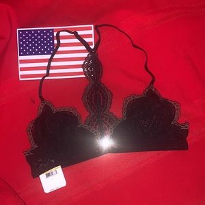 Free People Slow Dance Racerback Underwire Bra 32A